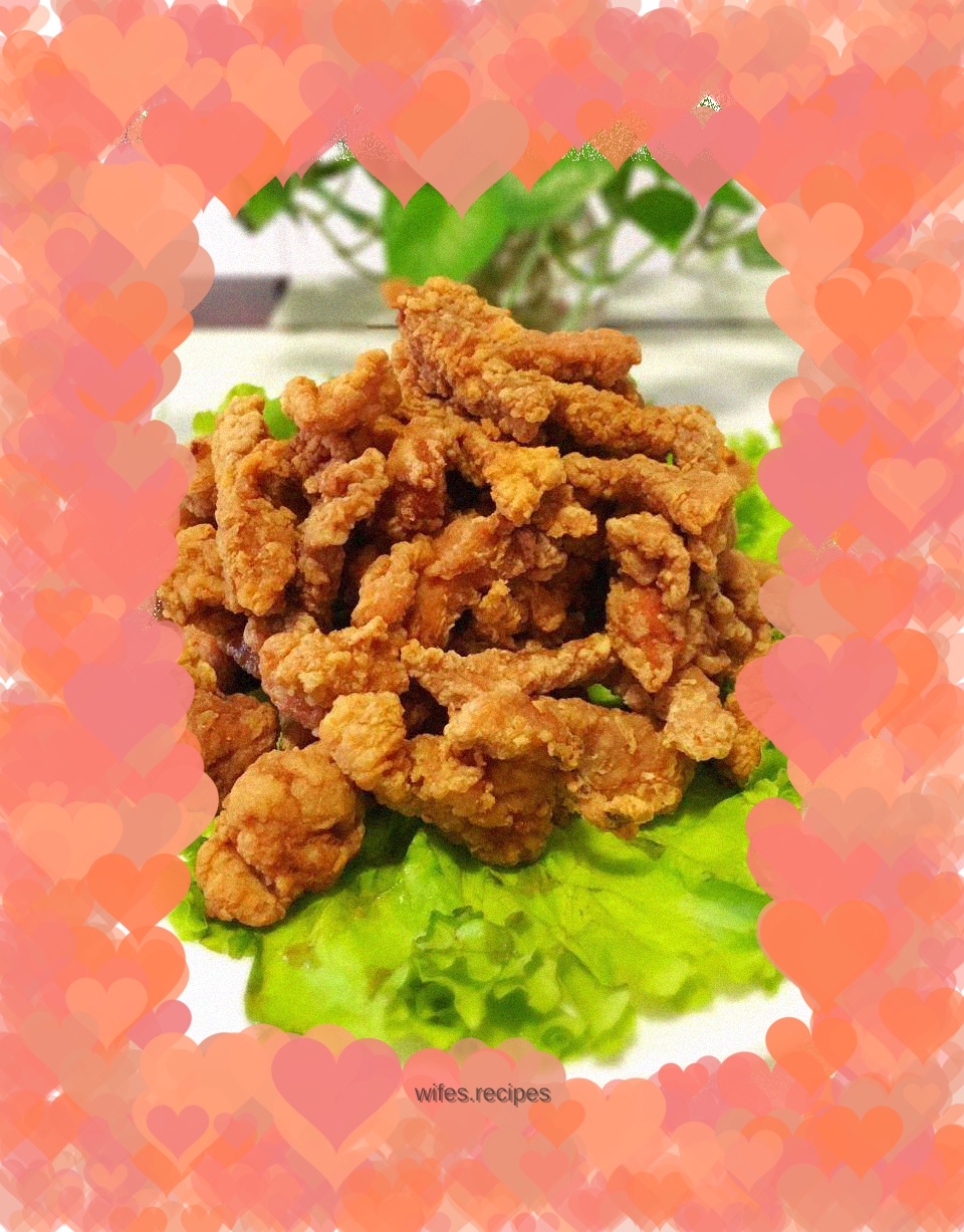 Dry fried tenderloin
