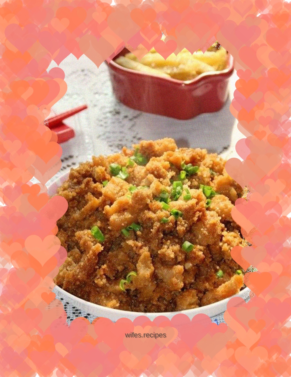 Steamed pork with grapefruit peel