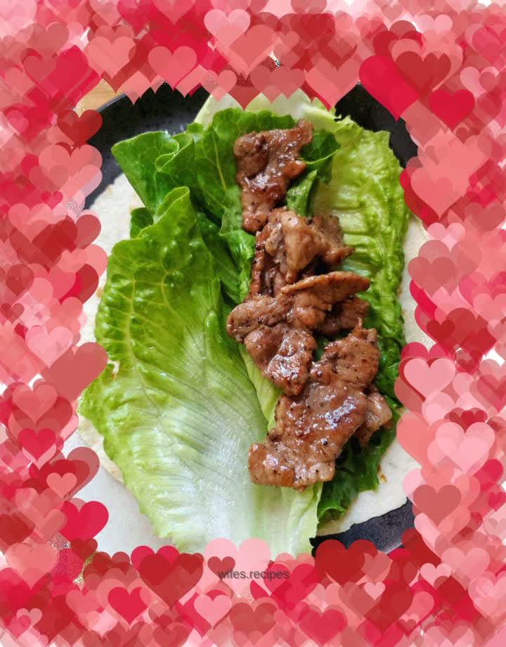 Beef Lettuce Burrito