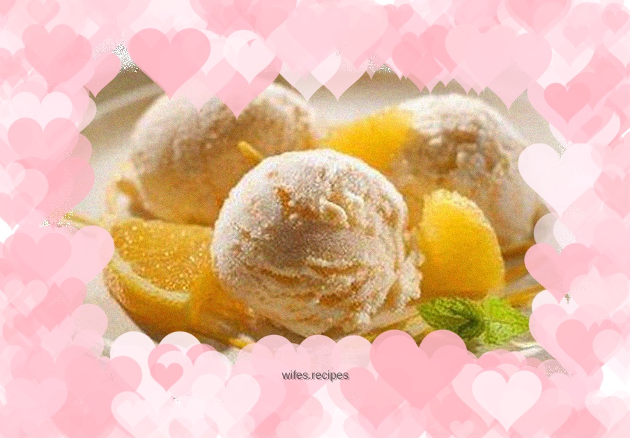 Cool summer night with delicious ice cream