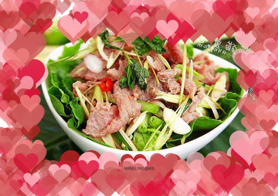 【Mint mixed with fat beef】------A touch of coolness under the hot sun