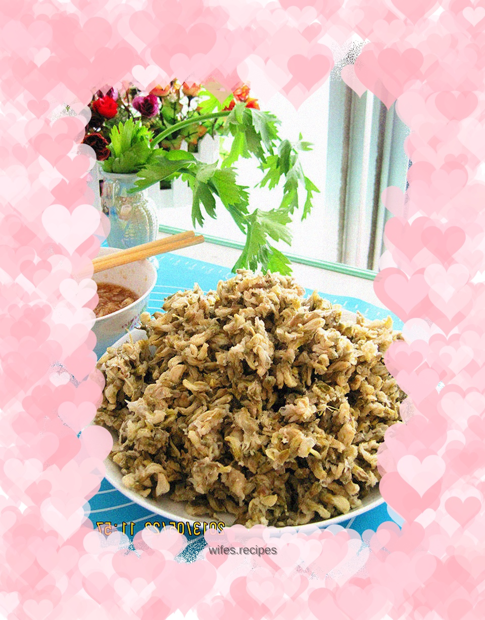 Steamed Sophora japonica