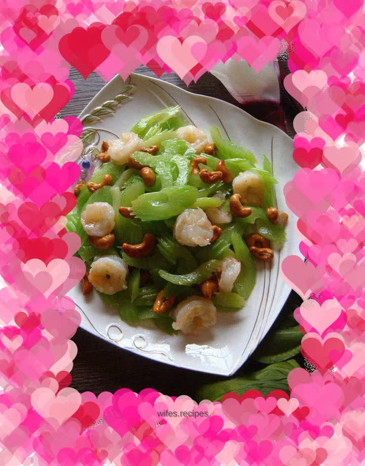 Shrimp with Celery and Cashew Nuts