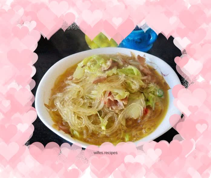 Cabbage Stewed Vermicelli