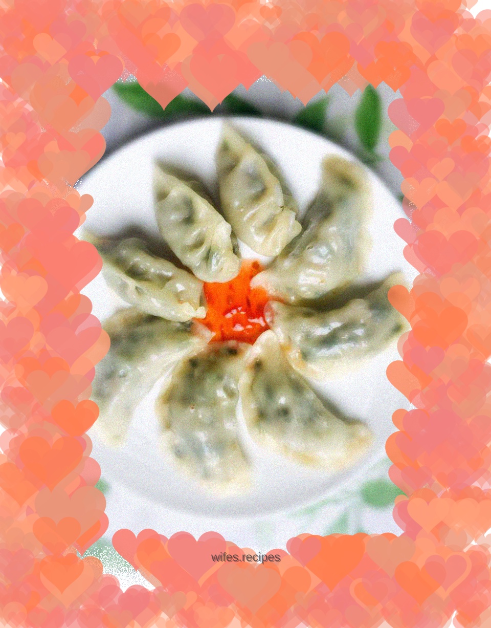 Leek and pork dumplings (two ways of making large fillings)