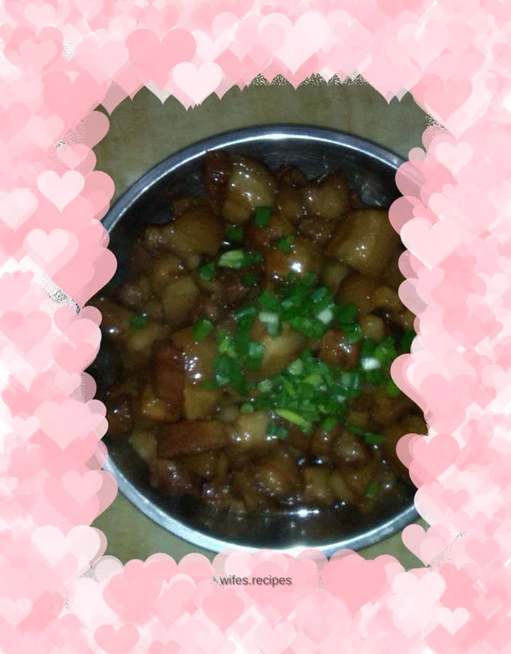 Braised pork belly
