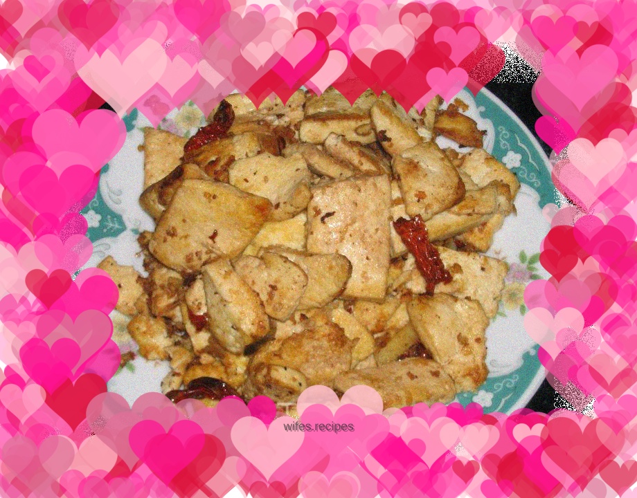 Stir-fried tofu