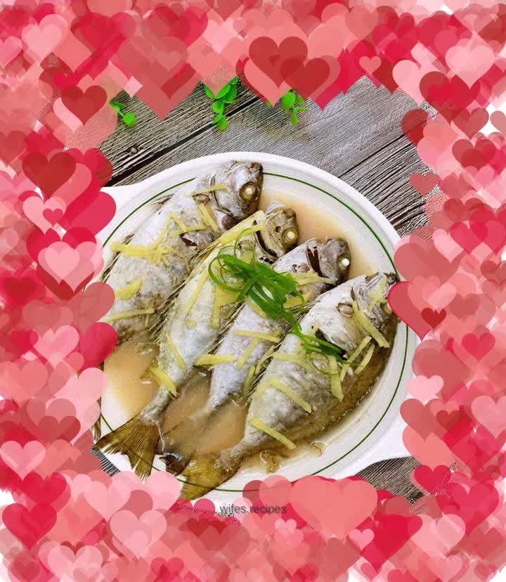 Steamed fish with plum sauce