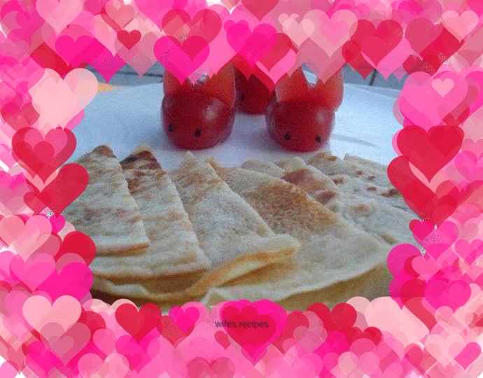 Banana milk egg pancake