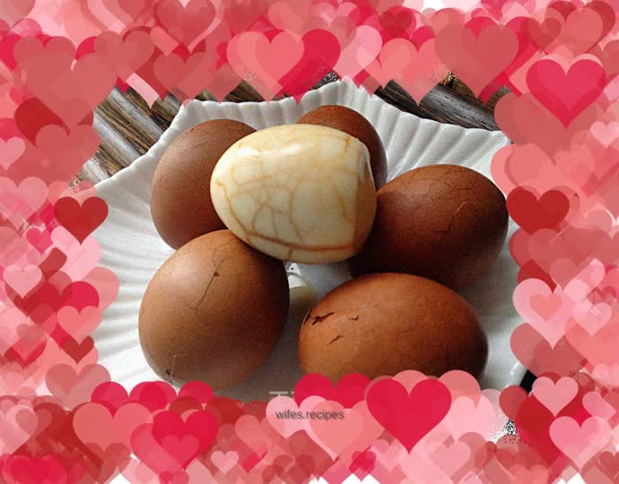 Homemade tea eggs