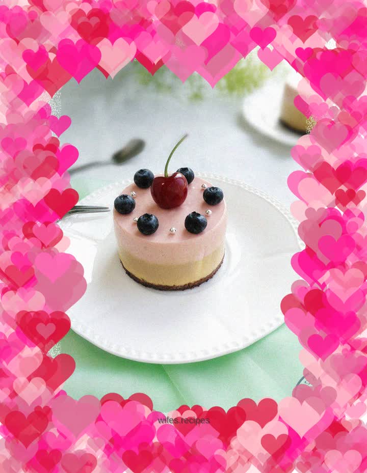 ~Cherry Mango Mousse Cake