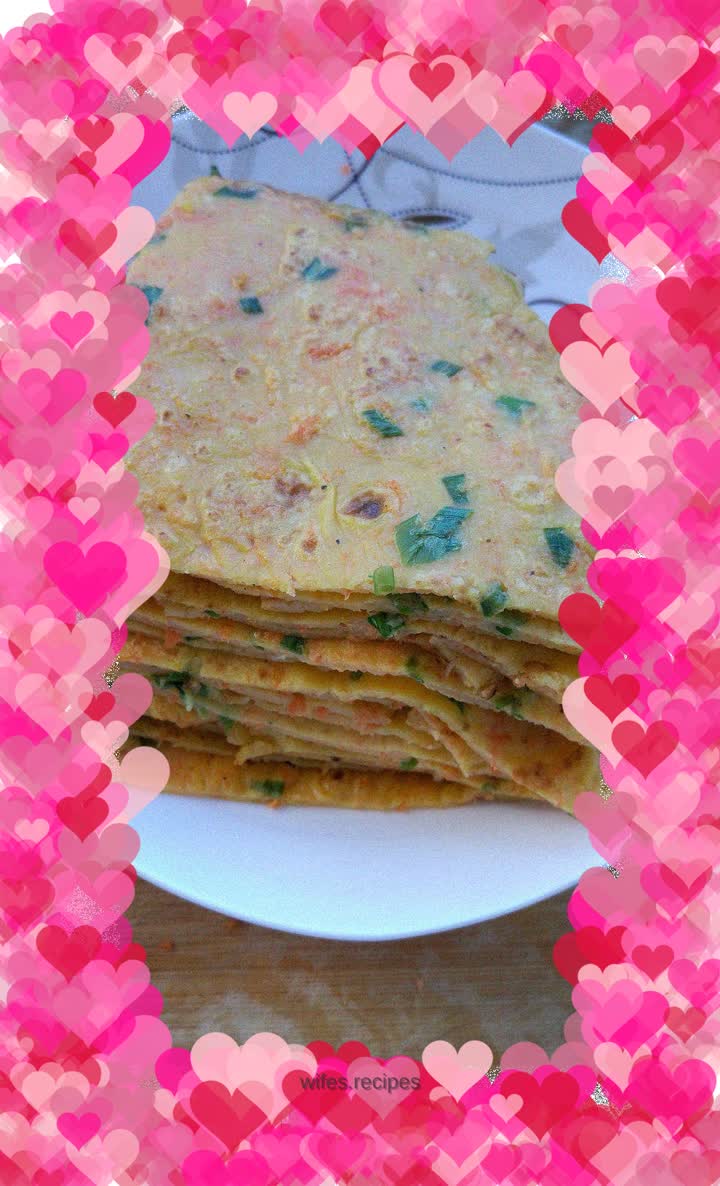 Carrot Egg Pancake