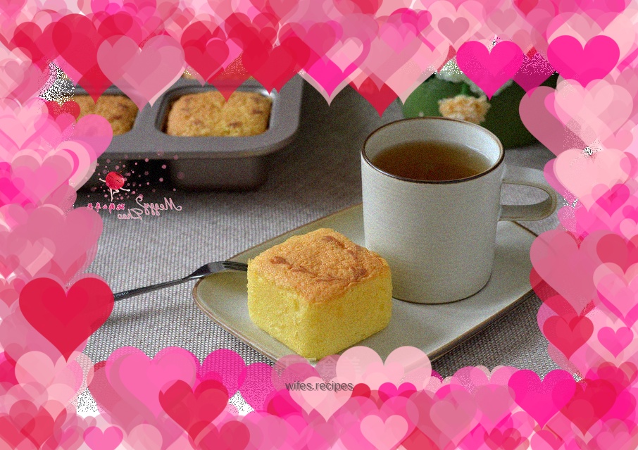 Sponge Latte Art Cake