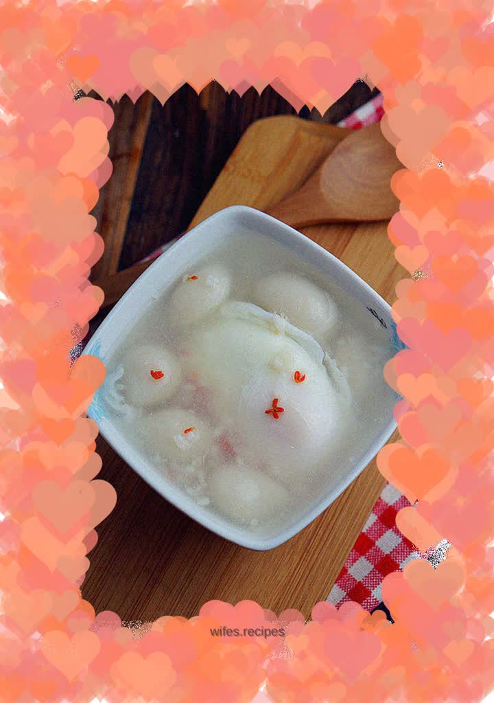 Egg Ball Sweet Wine Soup