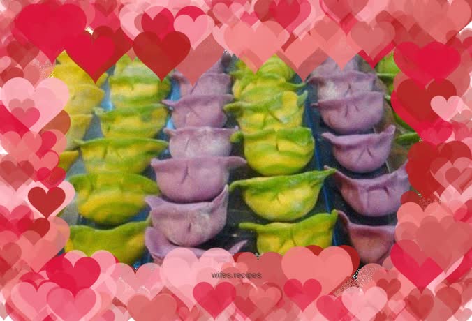 Colorful dumplings