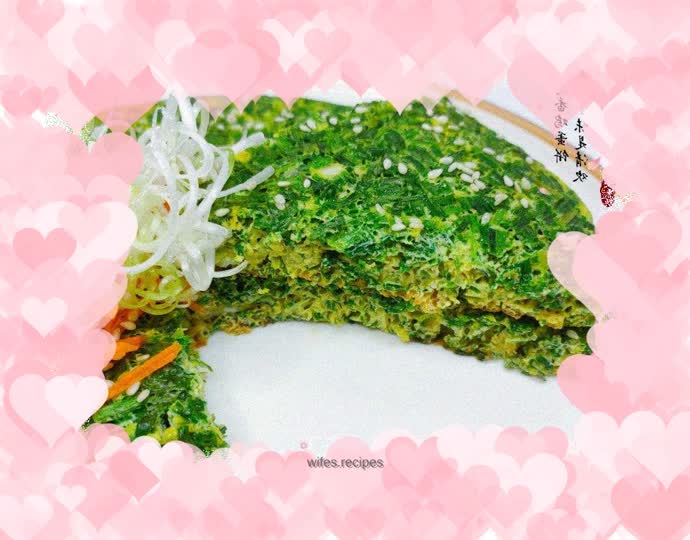 Green onion egg pancake