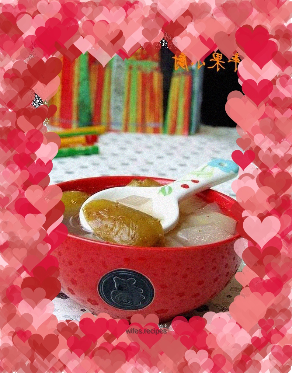 Stewed pears with figs - clearing and moisturizing the lungs