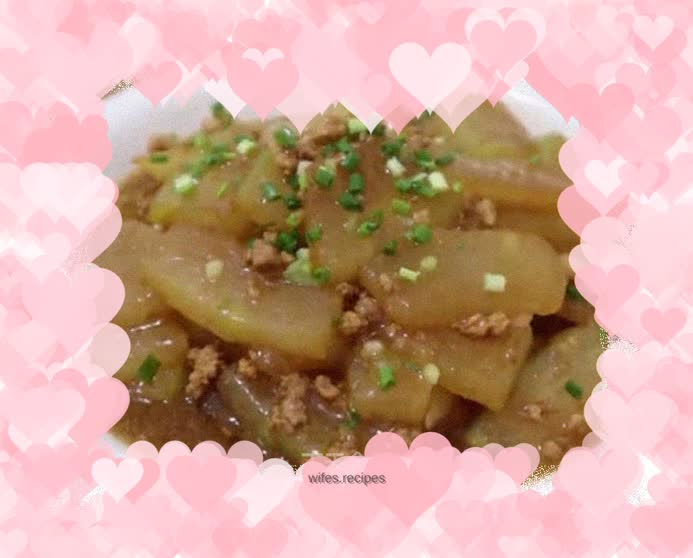 Grilled Winter Melon with Minced Pork