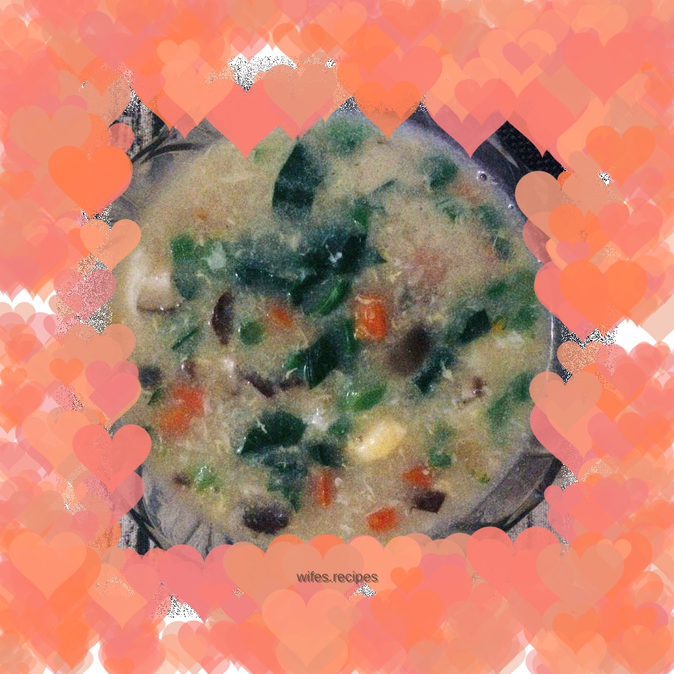 Homemade vegetable porridge