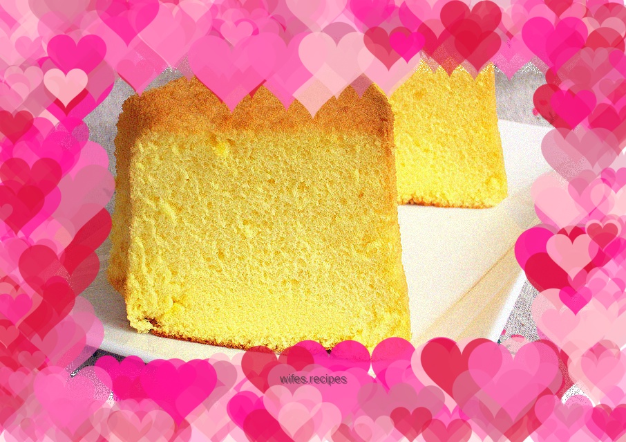 Passion fruit chiffon