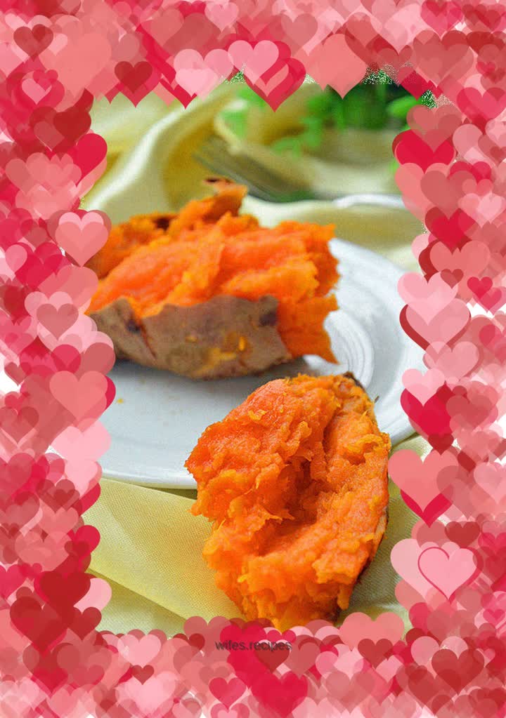 Roasted sweet potatoes