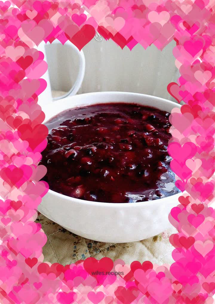 Red bean and multigrain porridge