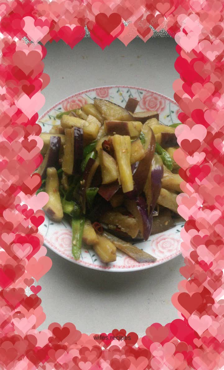 Braised eggplant