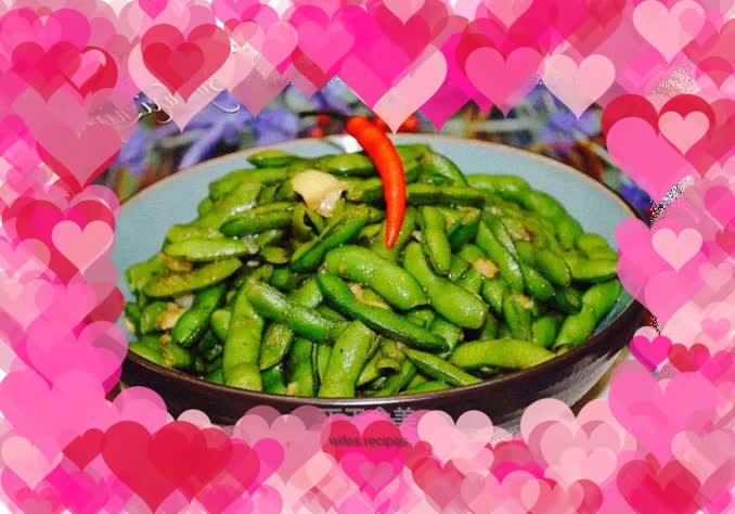 Garlic edamame