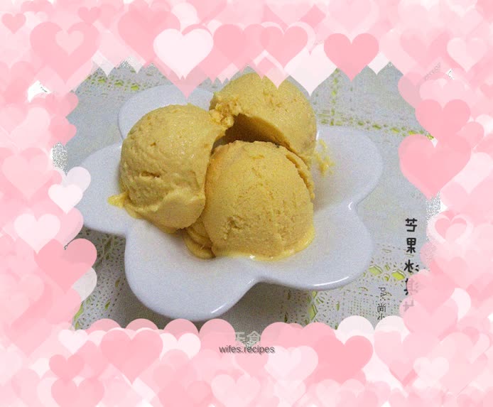 Mango ice cream