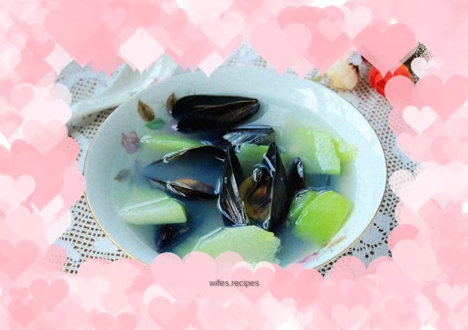 Chayote Mussel Soup