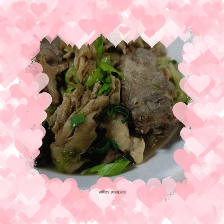 Stewed Pork and Cabbage Maitake