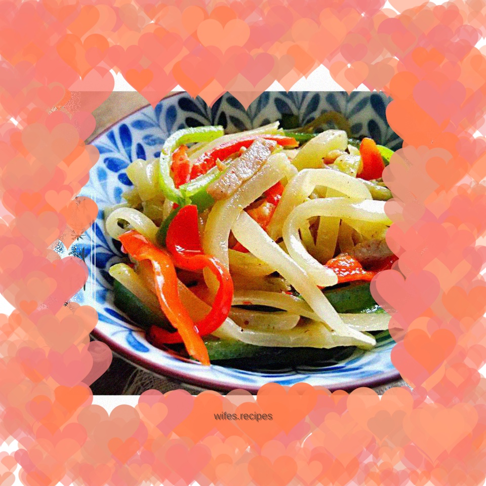 Stir-fried pork with pickled mustard