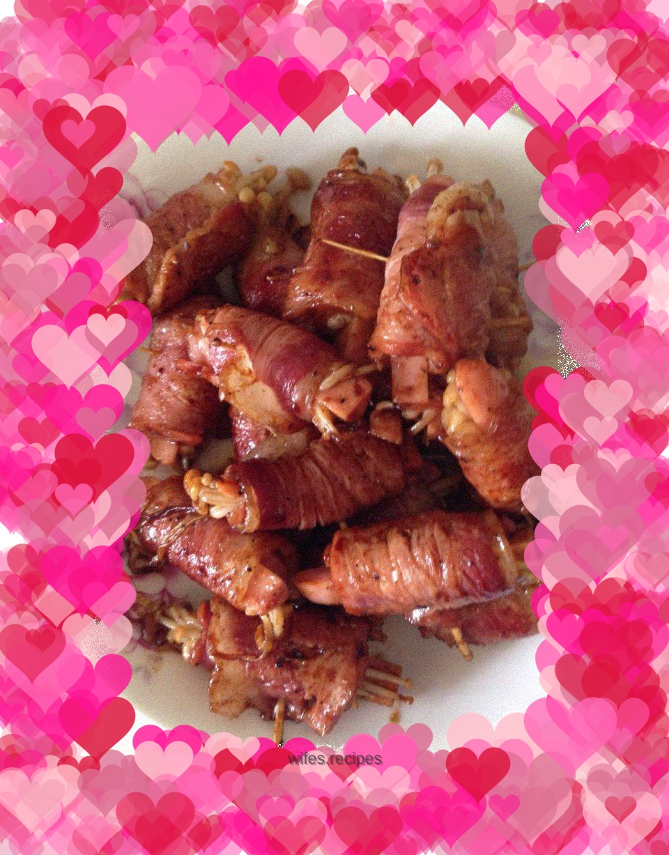 Bacon Enoki Mushrooms