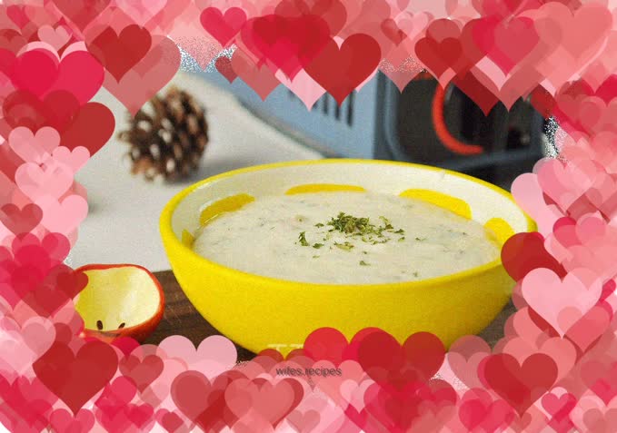 Creamy Mushroom Soup Made in Cast Iron Pot