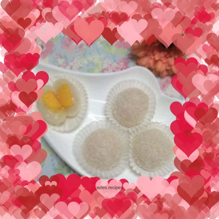 Mango glutinous rice cake