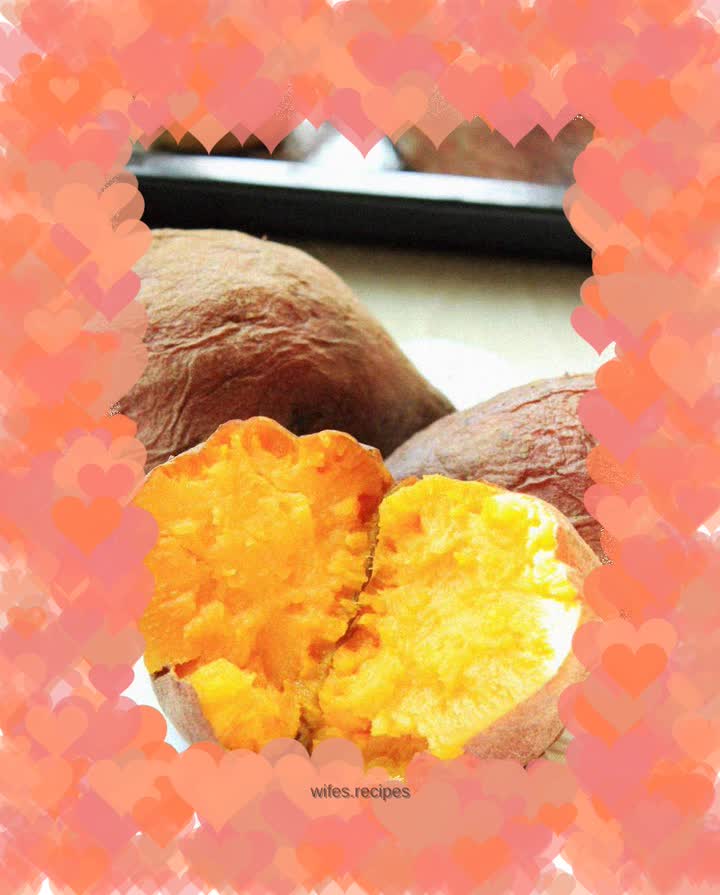 Roasted sweet potatoes