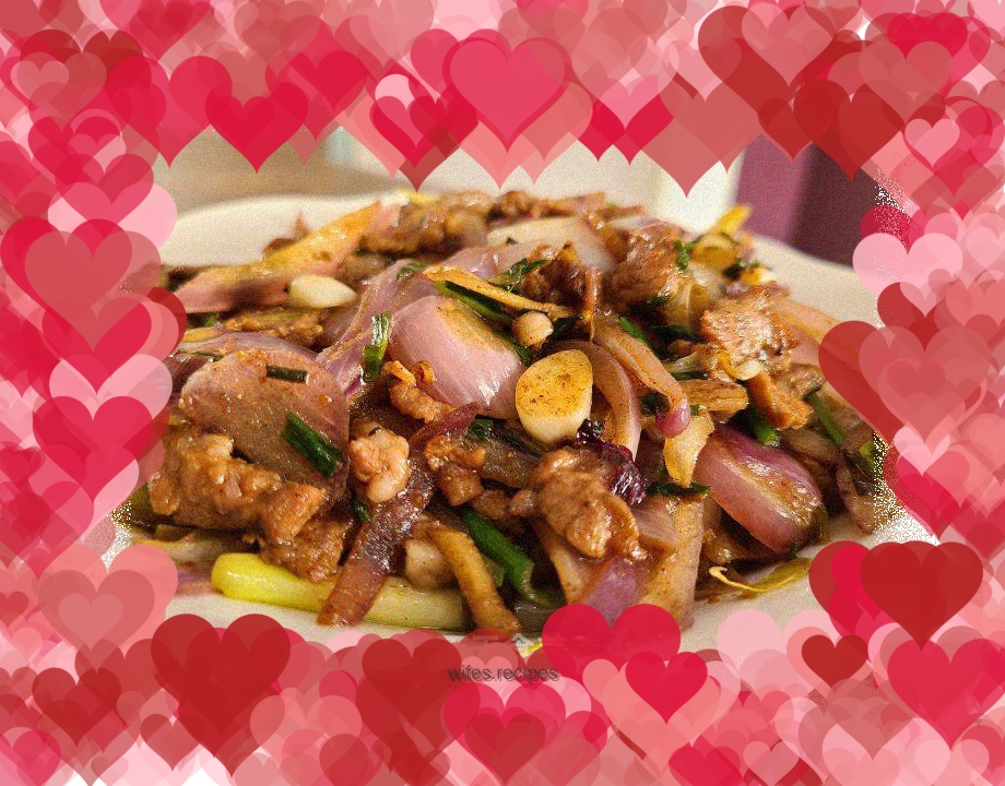 Stir-fried lamb with cumin and onions