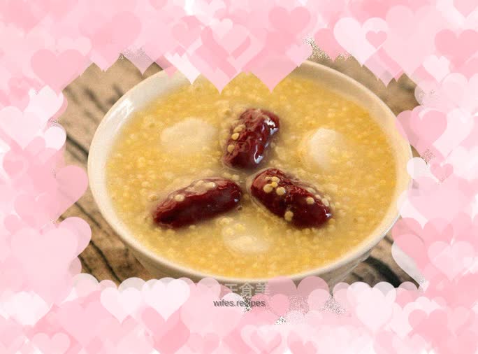 Millet, Yam and Red Date Porridge