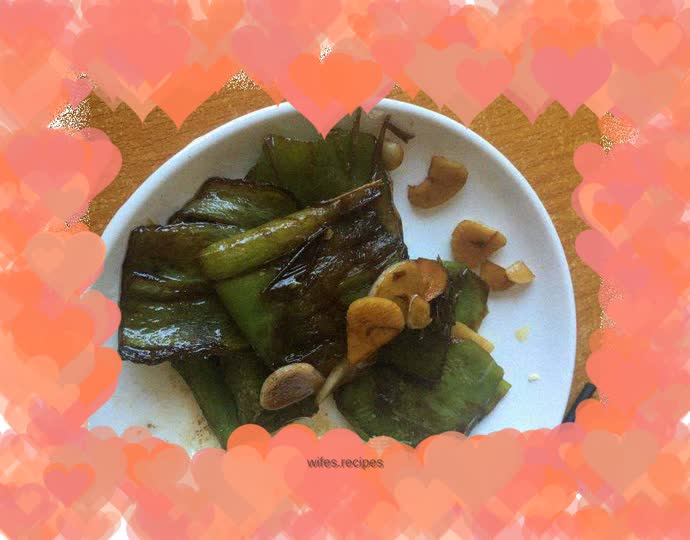 Tiger skin green pepper