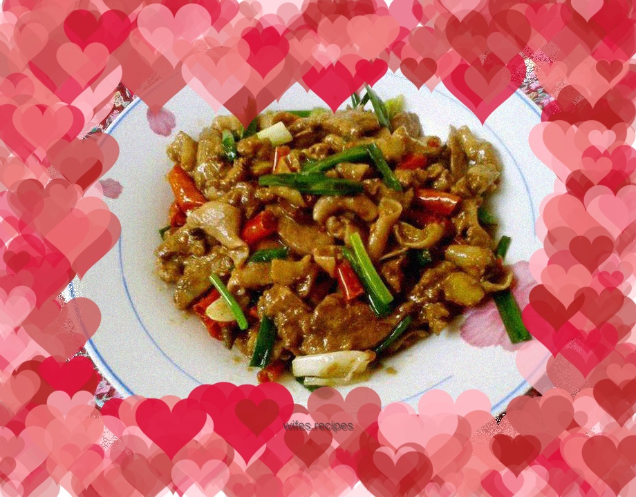 Pickled pepper duck offal