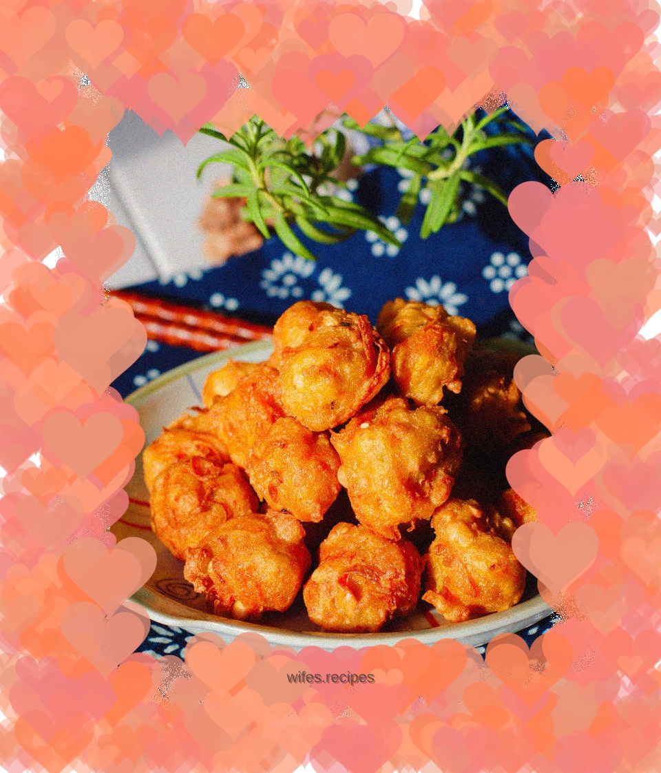 Fried Carrot Meatballs