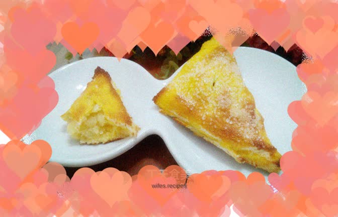 Toast version of apple pie