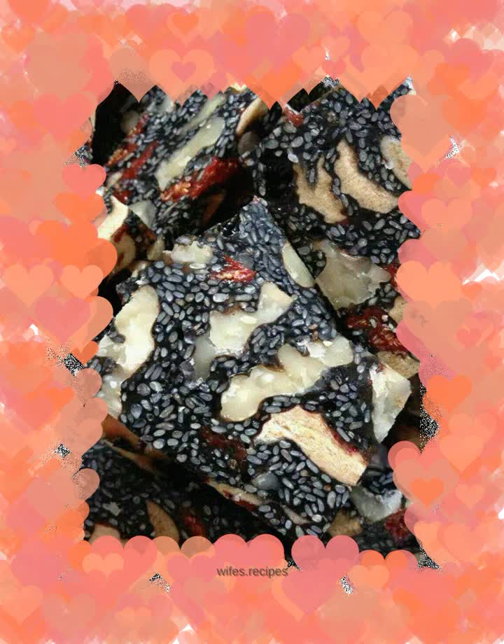 Homemade donkey hide gelatin cake