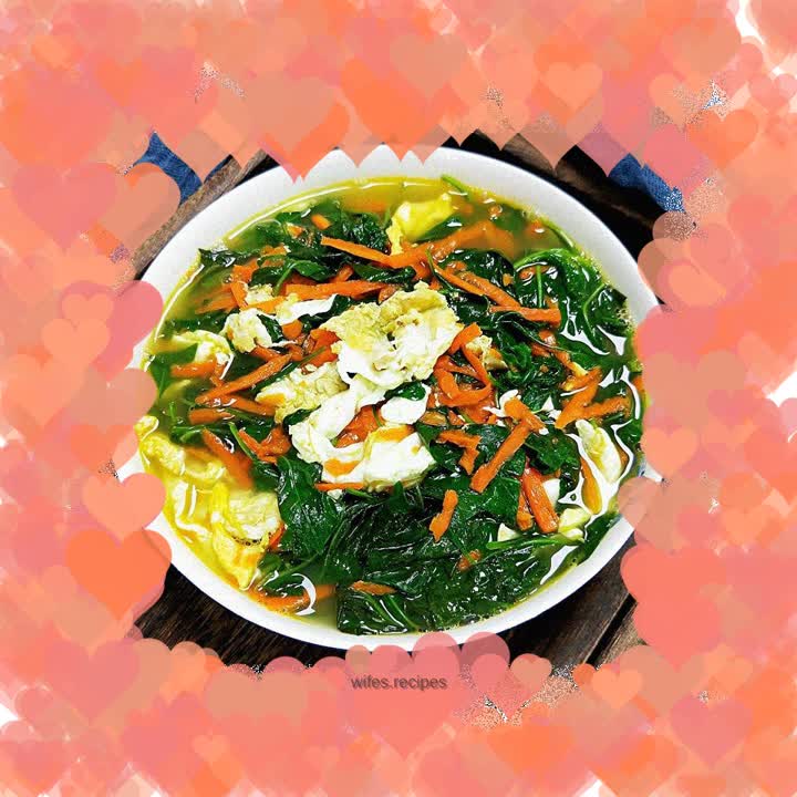 Wolfberry Leaf Egg Soup