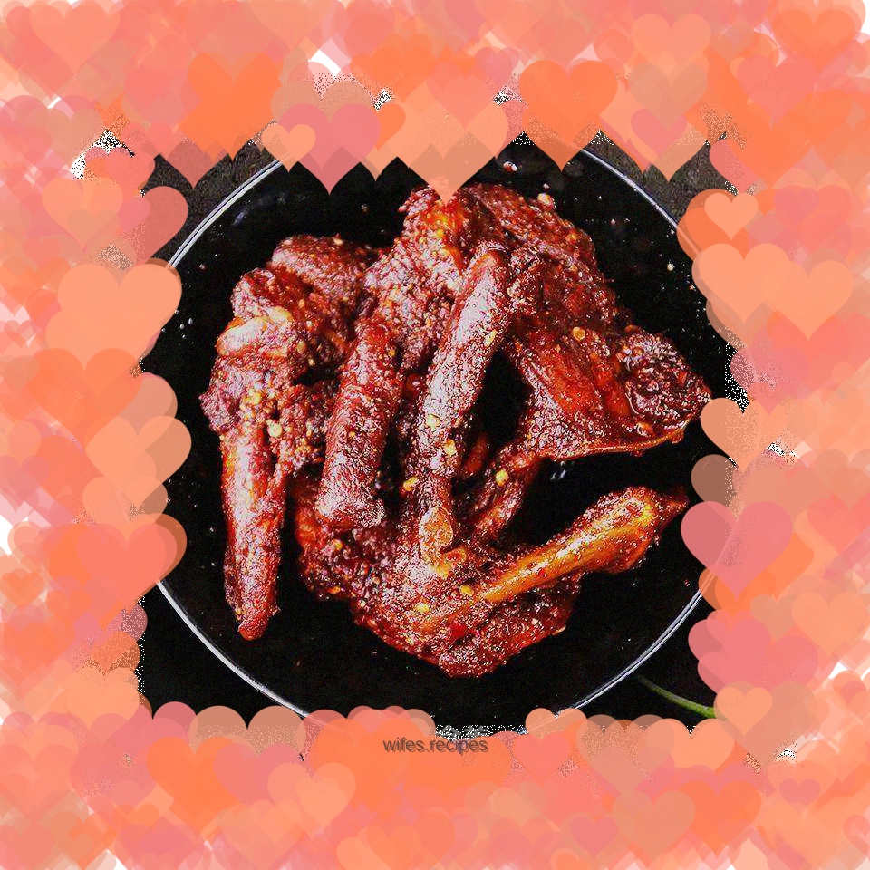 Spicy smoked duck rack