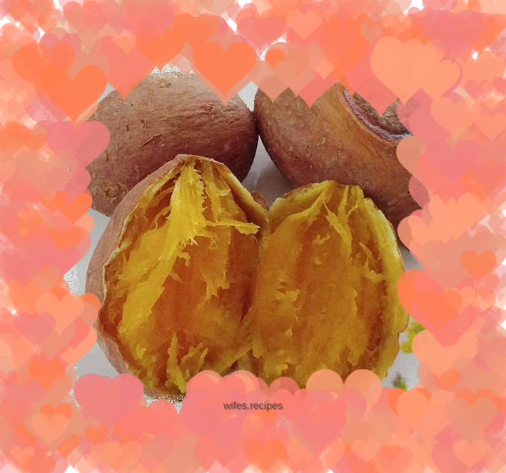 Baked sweet potatoes without oven