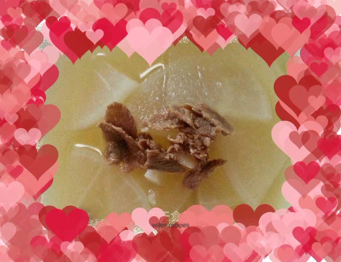 Beef and radish soup