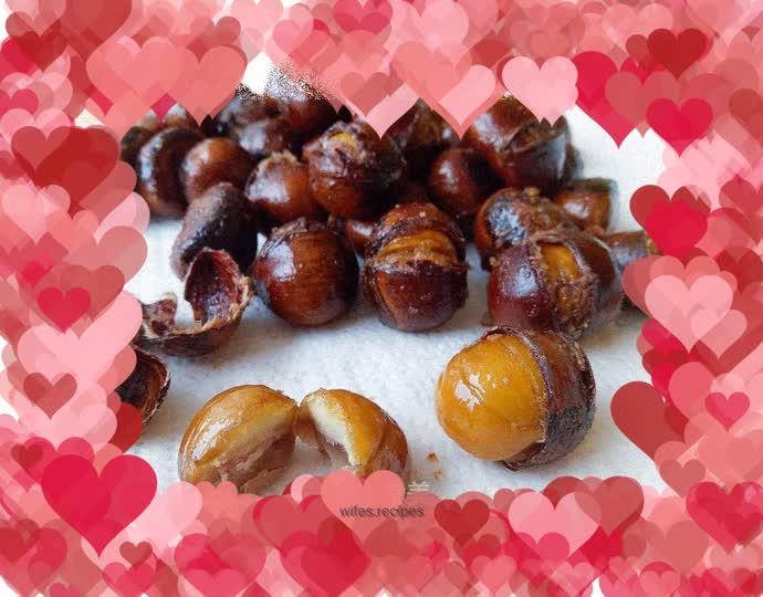 Stir-fried chestnuts with sugar