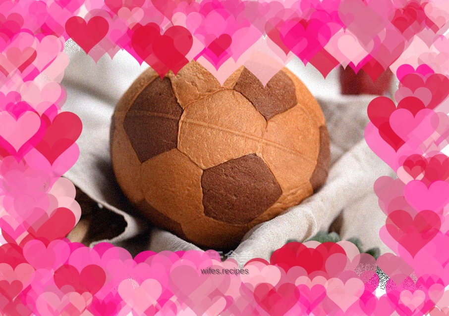 Brazilian football bread