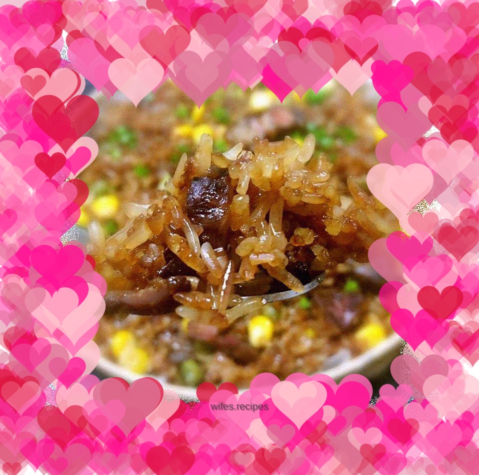 Sausage and glutinous rice
